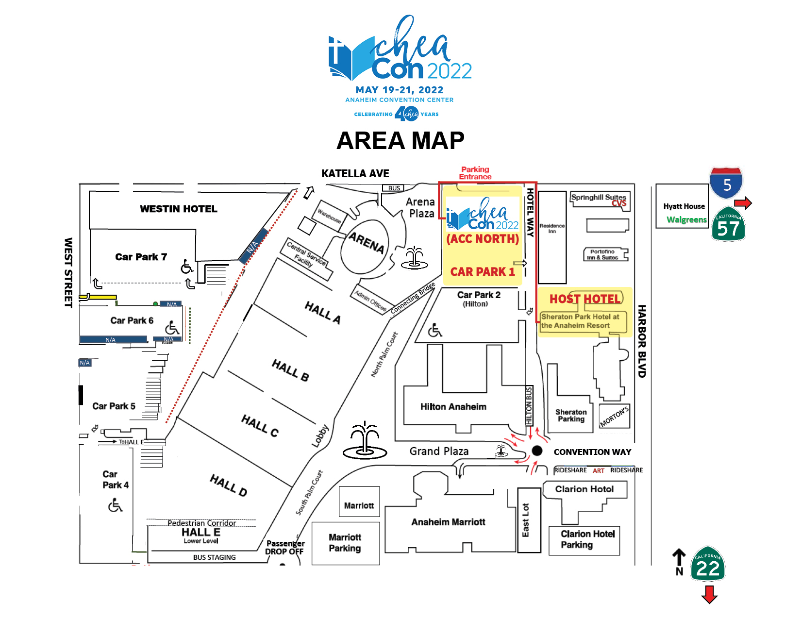 Maps & Parking Christian Home Educators Association (CHEA) of